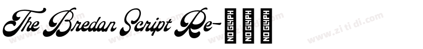 The Bredan Script Re字体转换